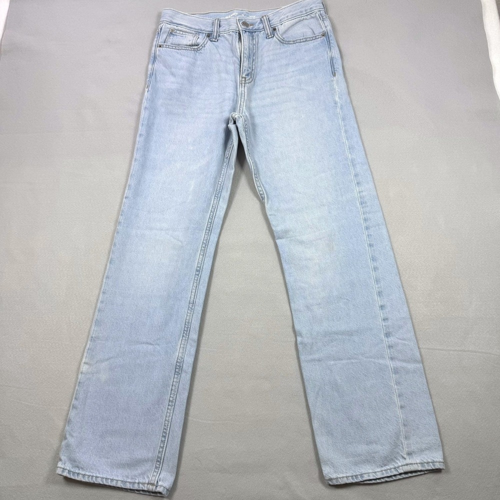 Old Navy Boys Loose Built-In Tough Jeans Light Wash Blue Size 16 Regular